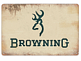 plechová cedule - Browning (logo) 