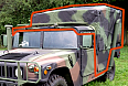 HMMWV hummer H1 M998 pickup kompletní nástavba