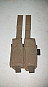 Custom gear double 9mm pouch coyote brown laser cut