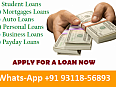 we give out loan of all kinds 