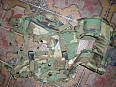 US Army woodland wdl vesta taktická LOAD BEARING Blůza Large 