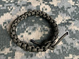 Vojenský náramek Paracord - zelený