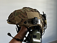 Kopie helmy Ops-Core FAST bump helmet + sluchátka earmor M32H