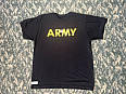 US Army triko černé originál - použité Large