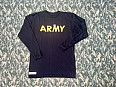 US Army triko černé originál - použité Small