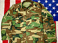 US Košile /Blůza woodland ripstop originál - jakost 2. Medium long