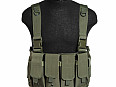 Vesta taktická / Chest Rig MAG CHEST RIG ZELENÁ MIL-TEC