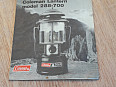 Návod k americké lampě coleman mod. 288-700