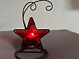 hvězda svícen rudá