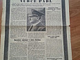 Staré dobové noviny Lidové listy - Vůdce padl