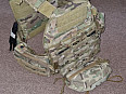 Nosič plátů/Taktická vesta Multicam