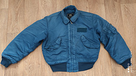 Bomber Alpha Industries modrý, vel. Medium