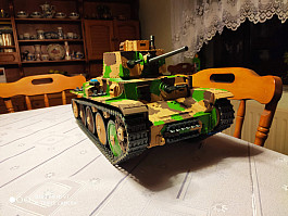 RC maketa ,tank  Praga LT 38, měřítko 1/10