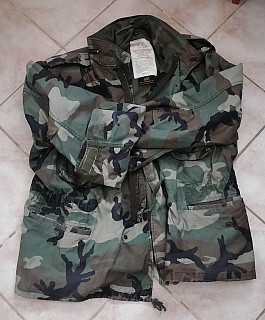 Prodej US parka M-65 XL/R s vložkou + woodland bomber