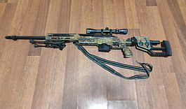 Prodám airsoft odstřelovací pušku a mojí M4 