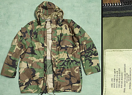 ECWCS Gen.2 Parka Cold/Wet Weather, Woodland, L/L, G.I.