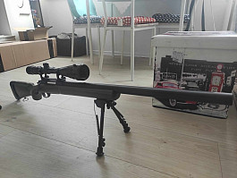 Airsoft sniper M24 Military - olivová (OD), (SW-04JG) 