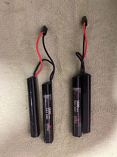 Akumulátor 9,6V/1600mAh Ni-MH (V-type) - Guerilla Tactical