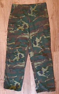 Originál kalhoty ERDL US Army 1969 Vietnam Medium Long