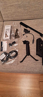 3M Peltor hygienická sada naušniků, angled grip Magpul, BT grip dvojnožka HK díly