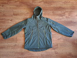 Pánská softshell bunda OLIVE GREEN / 182-188/56