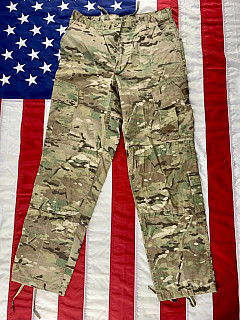 US Kalhoty ACU Multicam žáruvzdorné originál - jakost 2. Medium long.