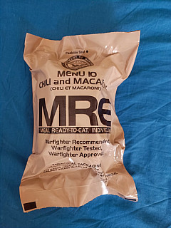 MRE - menu 10, Chili and macaroni