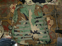 US Army IBA vesta ACU UCP WDL Woodland  MOLLE II