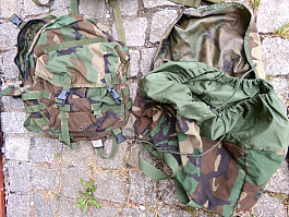 US Army WDL SDS batoh pack patrol molle II combat  woodland U.S.