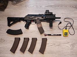 Airsoftová zbraň AK-74U Tactical Keymod (CM.076A) - celokov