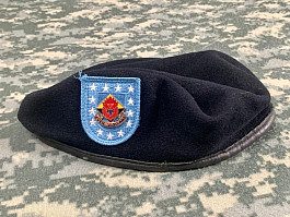 US Army baret originál, vel. 58cm, EVER VIGILANT, Armádní policie