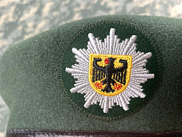 Německý baret, Bundeswehr, zelený velikost 56cm, Nový