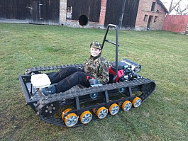 Pásový podvozek, pásová buggy, minitank