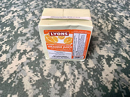 US Army Pomerančový Džus od značky Lyons