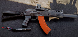 Cyma cm045 Ak74SU upgrade 1,4j/ 0,28bb 24rps