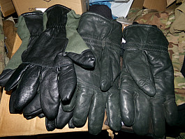 US Army rukavice cold weather gloves kožené pilotní zimní U.S. 