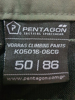 Pentagon VORRAS kalhoty