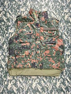 BW vojenská zateplená vesta Flecktarn MIL-TEC Velikost M