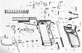 nové náhradní díly na pi vz82 vz.82 9mm Makarov Browning