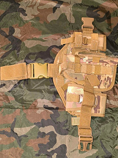 Stehenní panel se sumkami a pouzdrem na pistoli, Multicam, Imperator Tactical