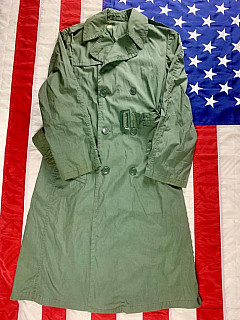 US Army Raincoat Green 274 Vietnam originál bez vložky 34L - použitý