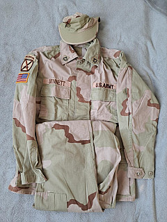 Desert uniforma BDU US Army 10th Mountain division vel. S