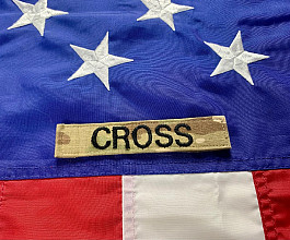 US Army nášivka se jménem - Cross originál