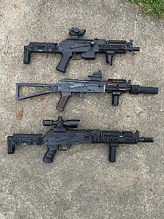 AKS-74u, AK-102, PP-19