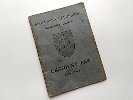 Cestovní pas Slovensko 1943-1945 Slovenský Štát legitimace