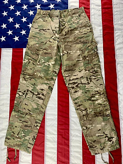 US Kalhoty ACU Multicam žáruvzdorné originál - použité. Medium long.