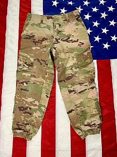 US Kalhoty ACU Multicam žáruvzdorné originál - použité. Small XShort