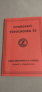 Vojenská vzduchovka vz 47 /35 knížečka na údržbu opravy