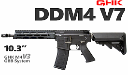 GHK - DD M4 V7 V3 10.3", GBBR, nová