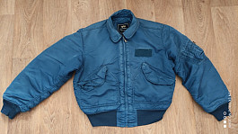 Bomber Alpha Industries modrý, vel. Medium